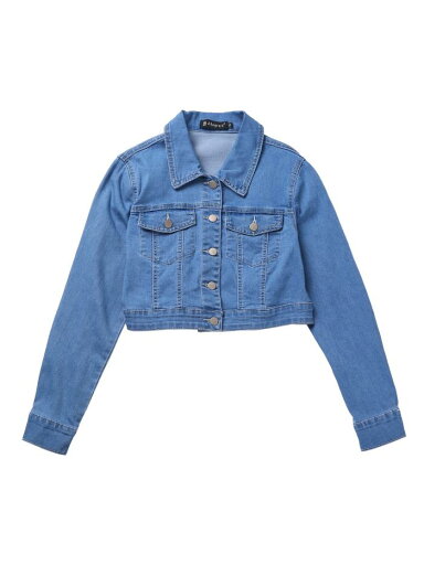 Allegra K デニムジャケット ジージャン長袖 ボタンダウン クラシック レディース ライトブルー XL Allegra K デニムジャケット ジージャン長袖 ボタンダウン クラシック レディース ライトブルー XL