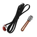 X AUTOHAUX Fordに対応自動車モデル 8気筒 1995-2002 V8-7.3L用のエンジンブロック加熱ユニット エンジンヒーターアセンブリ F7TZ-6A051-AAの交換品