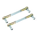 X AUTOHAUX M8 ステアリングタイロッドボールジョイント 50cc 70cc 90cc 110cc 125cc 150cc 200cc 250cc ATV四輪クワッド用 ステアリングサスペンション ロッド長さ100 mm 2個
