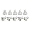 304ステンレス鋼 小ねじ スロット付きドライブ バインドヘッドねじボルト 50個 M2.5x4mm(4)
