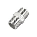ステンレス鋼304?鋳造管継手カップリング?Gオス G1 / 2 x G1 / 2(1個)