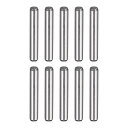ノックピン 熱処理合金鋼 明るい仕上がりと正確な位置合わせ 余分な硬度用 3 mm x 22 mm 10個入り