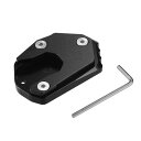 X AUTOHAUX 1セットモーターサイクルキックスタンドパッド サイドスタンドブラケットフットエクステンションエンラージャープレートサポート Kawasak...