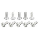 304ステンレス鋼 小ねじ スロット付きドライブ バインドヘッドねじボルト 20個 M4x10mm(4)