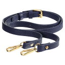 ハンドバッグストラップ レザー調節可能な交換用ストラップ 女性用 クロスボディハンドバッグ 1.6 cm幅 106-130 cm長さ ブルー