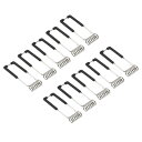 PATIKIL 50x17 mm ダウンライトばねクリップ 30個 発光ダイオード 埋込型照明アクセサリ 固定クランプ シーリングランプ用