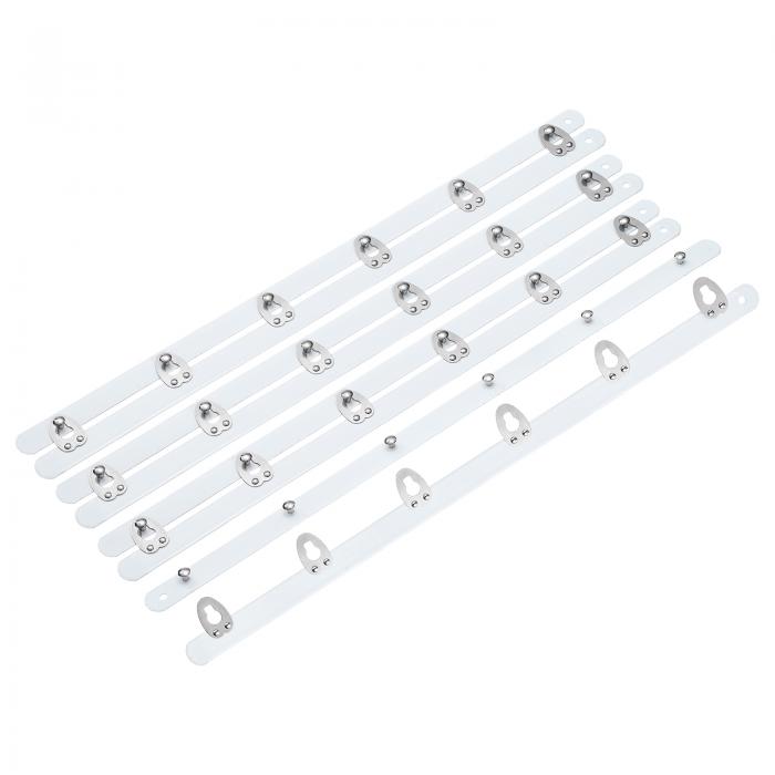 コルセットバスク12.6インチ、4対のスプリングスチールボニングサポート、白いメタル製ボタン6個とシル..