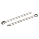 割りピン 3 mm x 50mm 316ステンレス鋼 クリップ ファスナー 継手 自動車 機械用 シルバートーン 15個