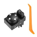 ACROPIX シボレーに対応インパラ2000-2005用のカーパワーリアビューミラーリモートコントロールスイッチ(取り外しツール付き)- 2個セット