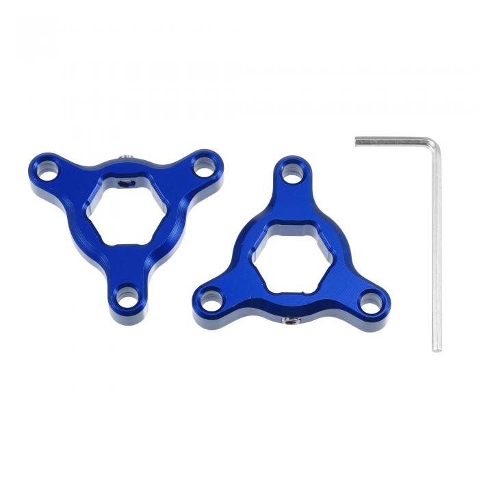 ACROPIX イニシャルアジャスター バイク用 フォーク アジャスター 汎用 フロントフォーク 2個セット 青..