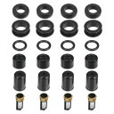 A ABSOPRO To yotaに対応Ta comaに対応1995-2000用の燃料噴射装置Oリングシールとマイクロフィルター燃料噴射装置修理キット4個セット