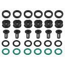 A ABSOPRO 燃料噴射器OリングシールNo.06164P8EA00 マイクロフィルター付き燃料噴射器修理キット Hon daに対応OD-YSSEY Pil...