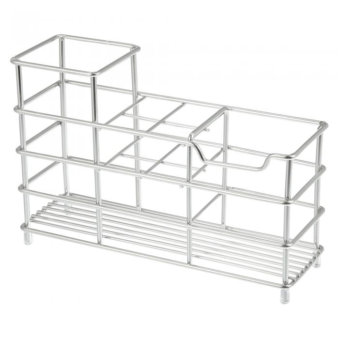 VOCOSTE 電動歯ブラシスタンド 電動歯ブラシホルダー 歯ブラシ立て 歯ブラシ置き 水切り 速乾 洗面所 バスルーム 収納 ステンレス鋼 6コマ 銀