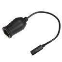 Hihaha 20V シガーライターアダプター / 車載用 USB Type C フィーメル シガーライターコンバーターケーブル / 耐久性のある ABS プラスチック 0.28m / 1個 ブラック(2)