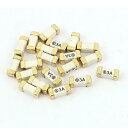 SMDヒューズ メタル セラミック 6125ヒューズ 3A 250V 20個入り