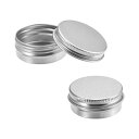 金属製コンテナ シルバートーン 15g/15ml/1/2oz アルミ合金材質 6個入り