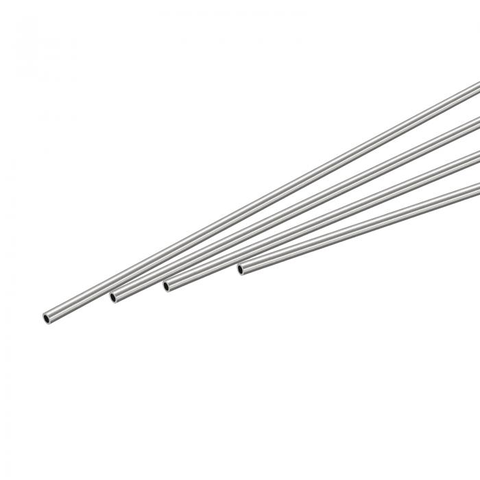 4個セット 304ステンレス鋼チューブ、外径2mm x 壁厚0.3 mm 長さ200mm キャピラリーメタルチューブ、産..