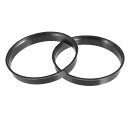 ハブリング ハブセントリックリング 67.1mm/66.1mm ホイールボアセンタースペーサー HUB CENTRIC RING ホイールリング ハブセントリング 2個入り プラスチック ブラック