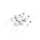 ガラス管ヒューズ アキシャルリード 5x20mm 250V 5A メタル製 10本入