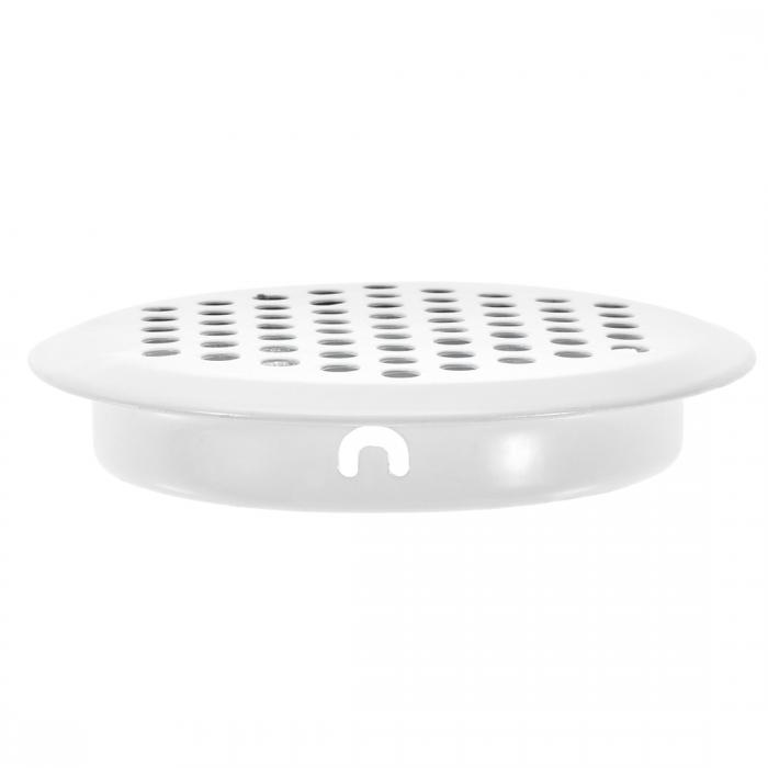 ベントフードカバー エアベントカバー 換気グリル 53 mm径適用 キッチン キャビネット用ステンレス鋼 ホワイト 5パック入り