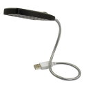 USB LEDライト 28LEDライト 白色光 グースネック 長さ42.5cm PCアクセサリ ブラック(2)