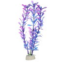 VOCOSTE 水槽水族館の装飾 水族館用人工水生植物 パープル 18.5cm 1個