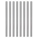 8個入りの丸棒 5.1mm x 100mm 高速度鋼(HSS)旋盤用バーストック DIYクラフトツール 旋削 面取り 穴あけ ねじ切り用(4)