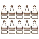 オーバーオールバックル 10セット レトロメタルサスペンダー交換バックル32mm(1-1/4インチ)内幅 ズボン 棉ジャケット ジーンズ用 銅色