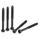 六角ラグネジ 8 mmx80 mm 炭素鋼 プラスヘッド ハーフスレッド セルフタッピングボルト デッキ構築用 材木結合用 10個入り(4)