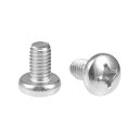 ボルト M6x10mm 機械ネジ十字穴付きなべ 機械ねじファスナ ボルト 15個入れ