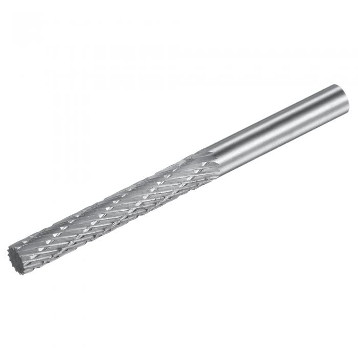 タングステンカーバイドロータリーファイル 回転ヤスリ 5mmシャンク 5mm切断径 ダブルカット シリンダー研削 カッターツール 木材 軟質メタル 研磨 彫刻用