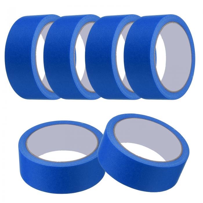 マスキングテープ 1.4インチ x 21ヤード ペインターズテープ ブルー ペイントテープ DIY クラフト アー..
