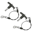 M METERXITY 2個入りTハンドルロックピン 1/4