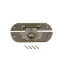 ウッドケースボックスハスプ 66x30mm クロージャーアンティークラッチ 66x30mm、1個