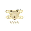 ウッドケースボックス 長方形掛け金 38x23 mm 亜鉛合金 アンティークラッチ 38x23mm、10個