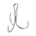 PATIKIL 4# トレブル フィッシュ フック、50 個パック 0.91 インチ L カーボン スチール シャープ ラウンド ベンド フック 淡水 海水用 ...