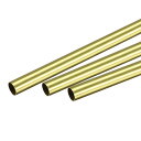 真ちゅうラウンドチューブ パイプチューブ 外径8.5 mm 壁厚さ0.25 mm 長さ300 mm 3 個