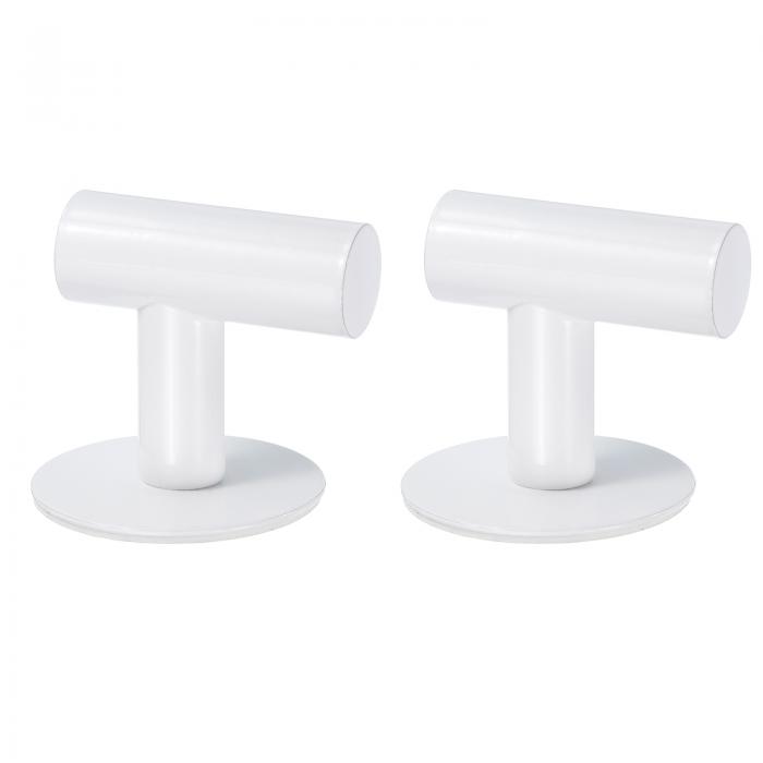 粘着フック ハットフック タオルフック ローブフック 防水 ステンレス鋼 キッチン ドア キャビネット バスルーム 玄関 廊下 寝室用装飾 50x50 mm ホ...