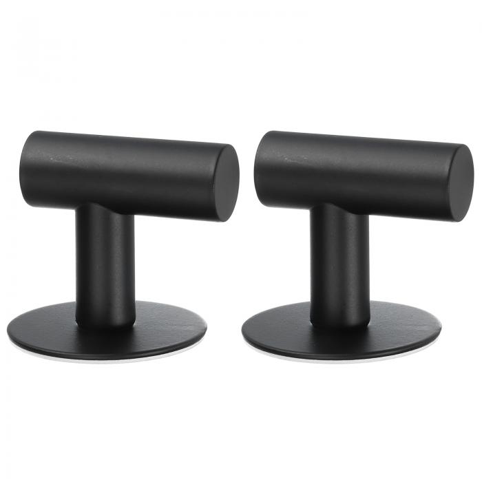 粘着フック ハットフック タオルフック ローブフック 防水 ステンレス鋼 キッチン ドア キャビネット バスルーム 玄関 廊下 寝室用装飾 50x50 mm ブ...