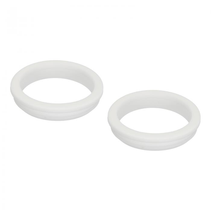 スナップラバーグロメットプラグマウント シール 傷防止 電装箱ケーブルパイプ用 2個 直径58.6 mm 内径52.5 mm ホワイト