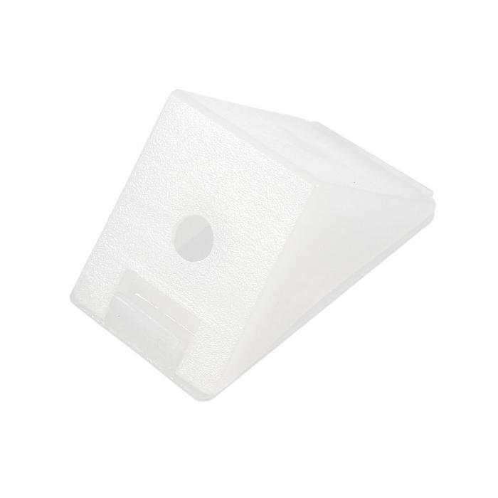 棚キャビネットドア?90度?プラスチック?コーナーブレース?アングルブラケット?カバーキャップ付き 2穴-20個