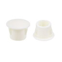 ホールプラグ プラスチックスナップインロック 穴チューブファスナー カバーフラッシュタイプ パネルプラグ ホワイト 8mm(5/16インチ)