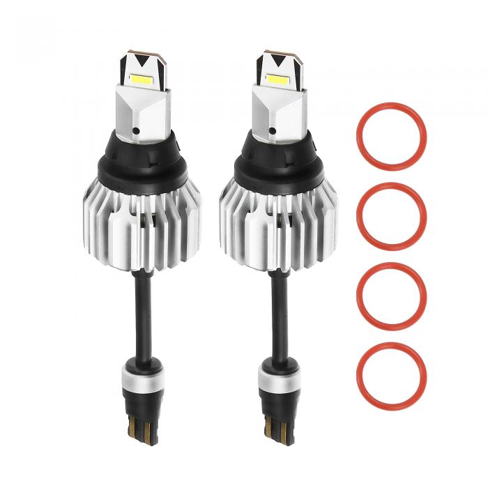 A ABSOPRO バックアップリバースライト バックアップハイマウントカーゴLEDバルブ ホワイト 6500K Canbus エラーフリー 2個セット T15/921