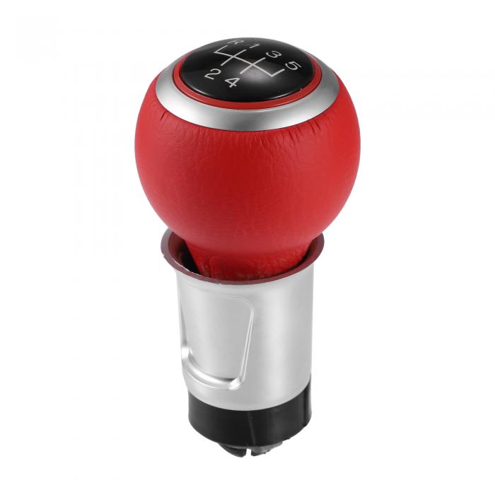 ACROPIX 車のマニュアルギアシフトノブ 5速 Audiに対応 A4 S4 B8 8K A5 8T Q5 8R S Lineに対応 レッド ..