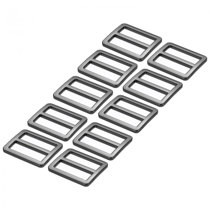 【期間限定10％OFF】PATIKIL 1"トライグライドスライドボタン 10個セット バックパックバッグベルト用 ..