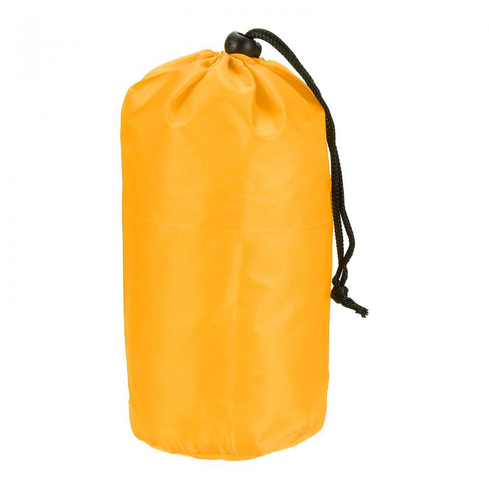 PATIKIL 衣類収納巾着袋 中型 衣類毛布収納袋 ストラップ付き キャンプ旅行用 イエロー
