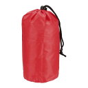 PATIKIL 衣類収納巾着袋 中型 衣類毛布収納袋 ストラップ付き キャンプ旅行用 レッド