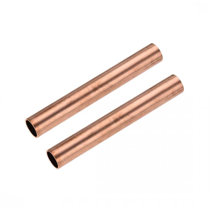銅丸管?14mm外径?1mm壁厚さ?100mm長さ?中空直管チューブ?2個
