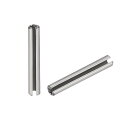 スプリットスプリングロールダボピン?304ステンレス鋼?無地仕上げ?50個 M1.5 x 20mm