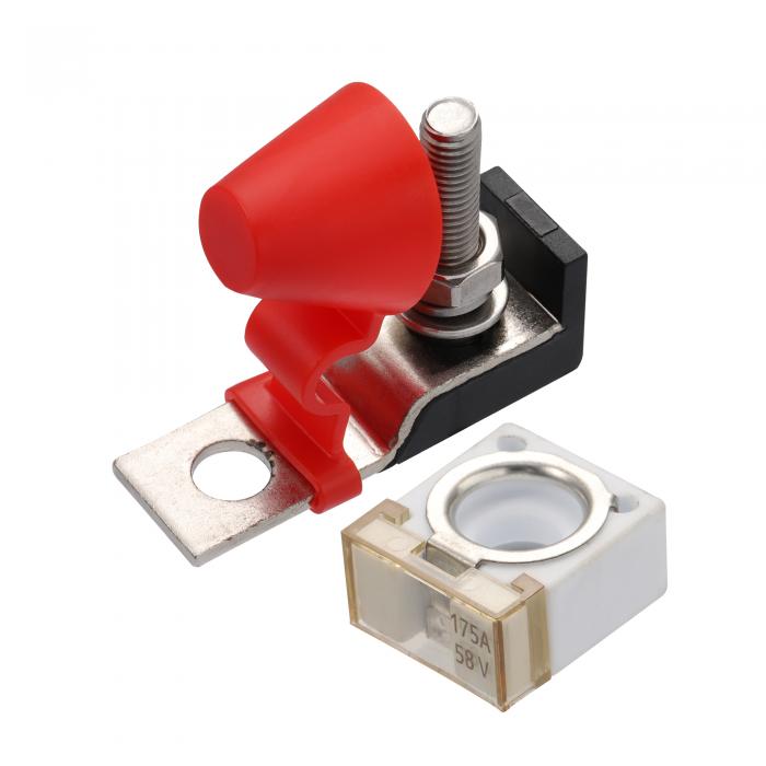 ヒューズベース 175A バッテリー ヒューズ 端子 ヒューズブロックキット ヒューズ マックス電圧58V 車 ..